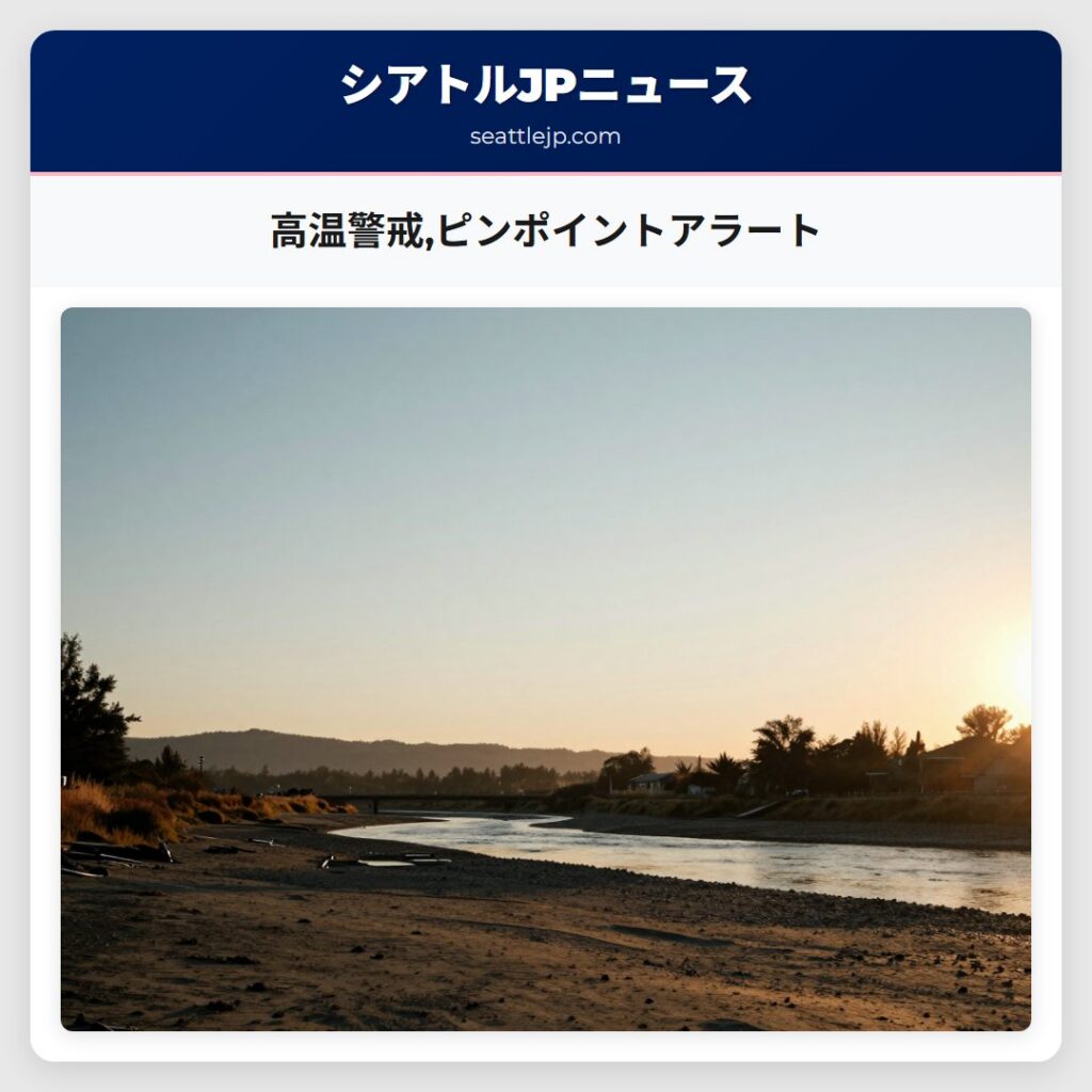 高温警戒,ピンポイントアラート