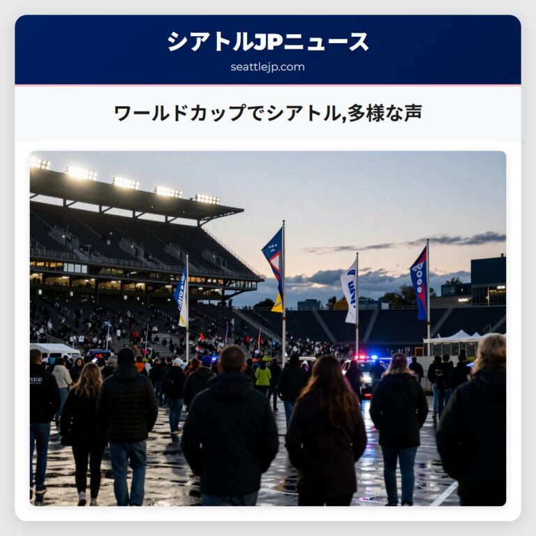 ワールドカップでシアトル多様な声