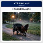 中央公園馬車事故18歳死亡
