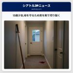 13歳少女母を守るため男を剣で切り裂く