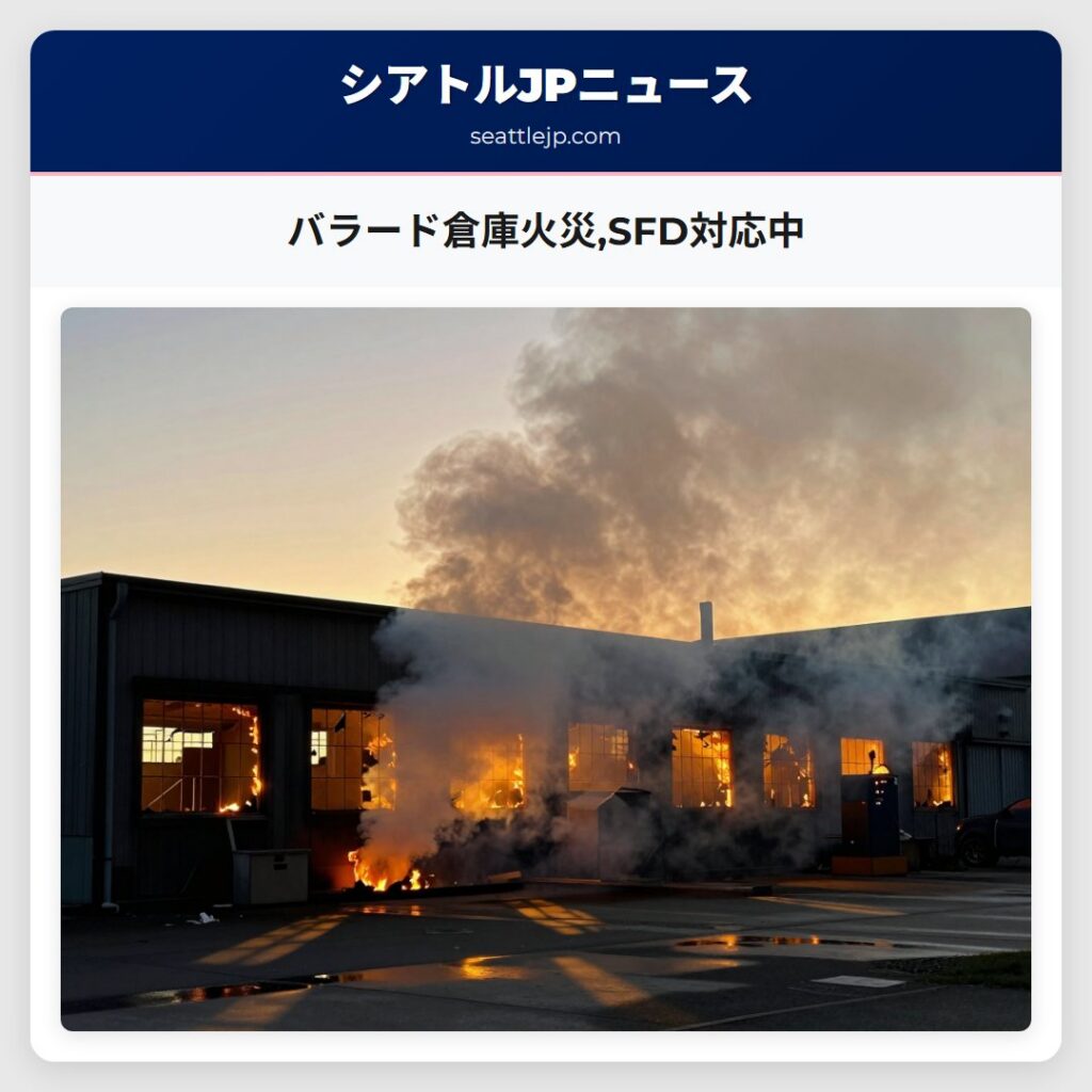 バラード倉庫火災,SFD対応中
