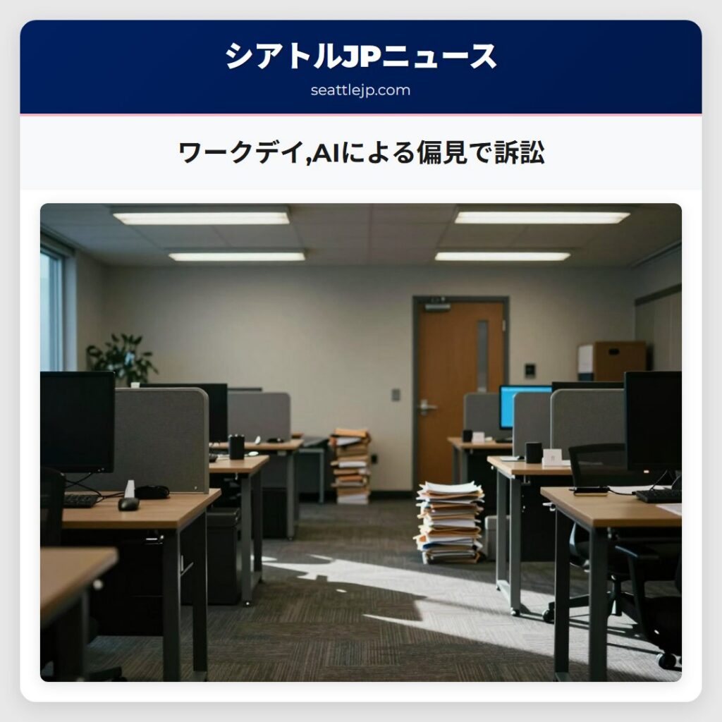 ワークデイ,AIによる偏見で訴訟