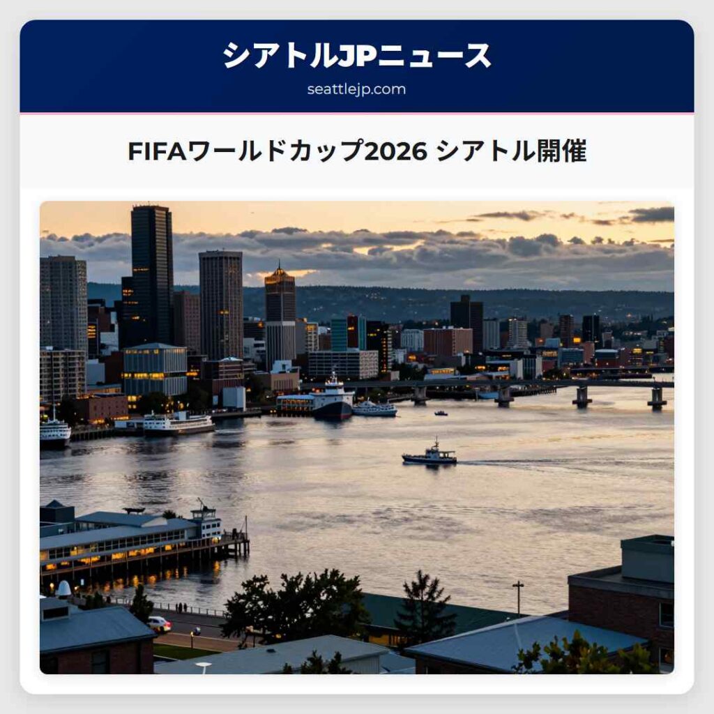 FIFAワールドカップ2026 シアトル開催