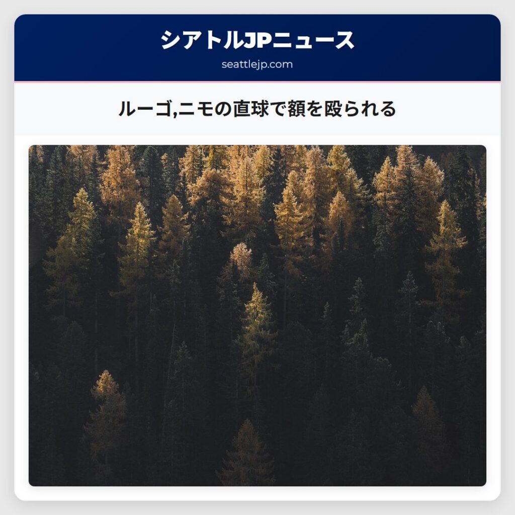 ルーゴ,ニモの直球で額を殴られる