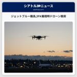 ジェットブルー機長JFK着陸時ドローン衝突