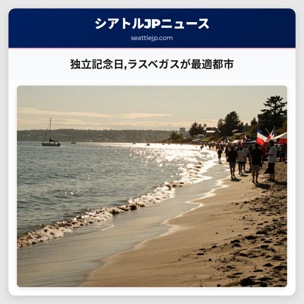 独立記念日,ラスベガスが最適都市