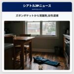 ズボンポケットから覚醒剤女性逮捕