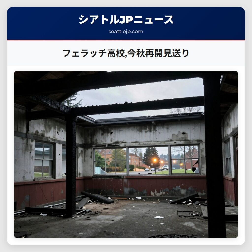 フェラッチ高校,今秋再開見送り