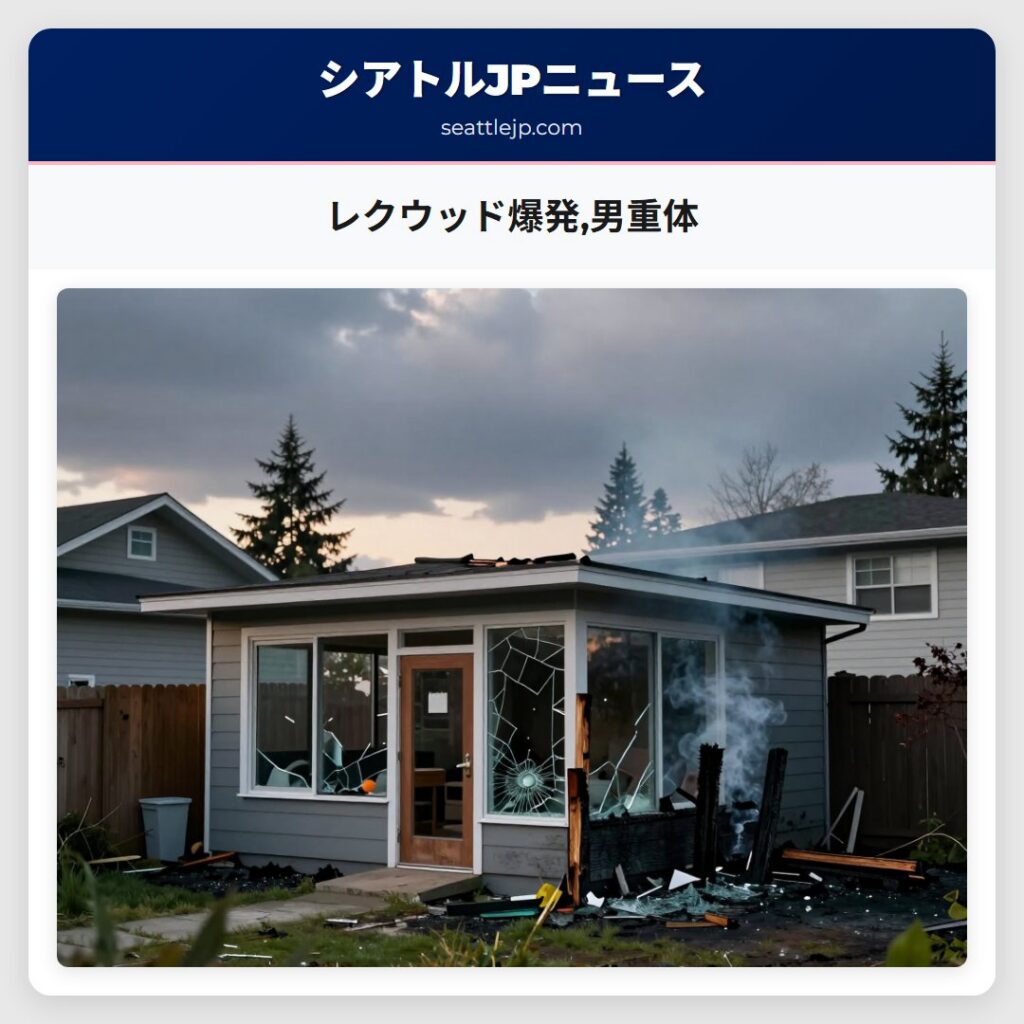 レクウッド爆発,男重体