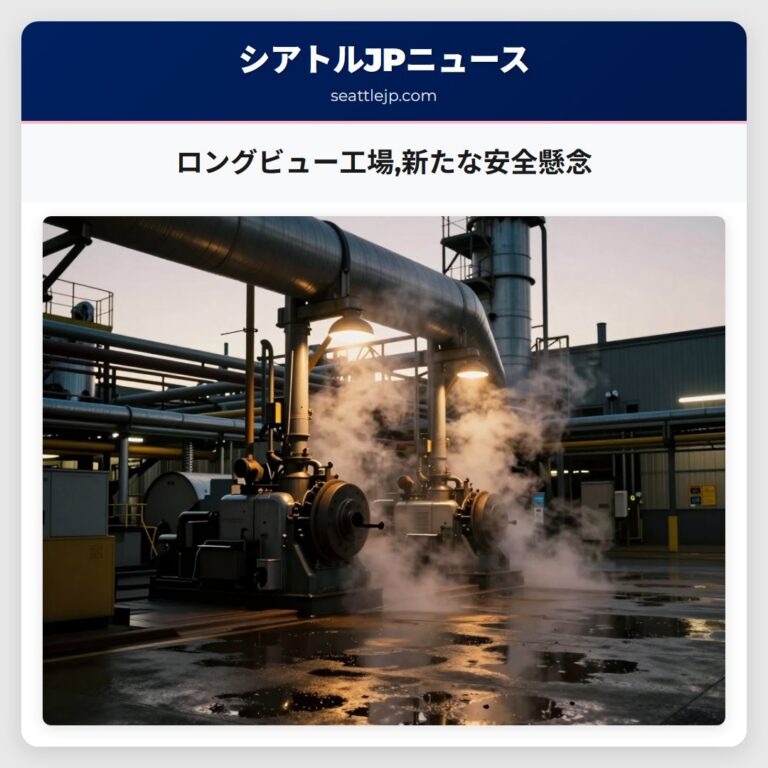 ロングビュー工場新たな安全懸念