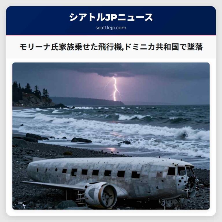 モリーナ氏家族乗せた飛行機ドミニカ共和国で墜落