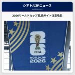2026ワールドカップ前偽サイト注意喚起