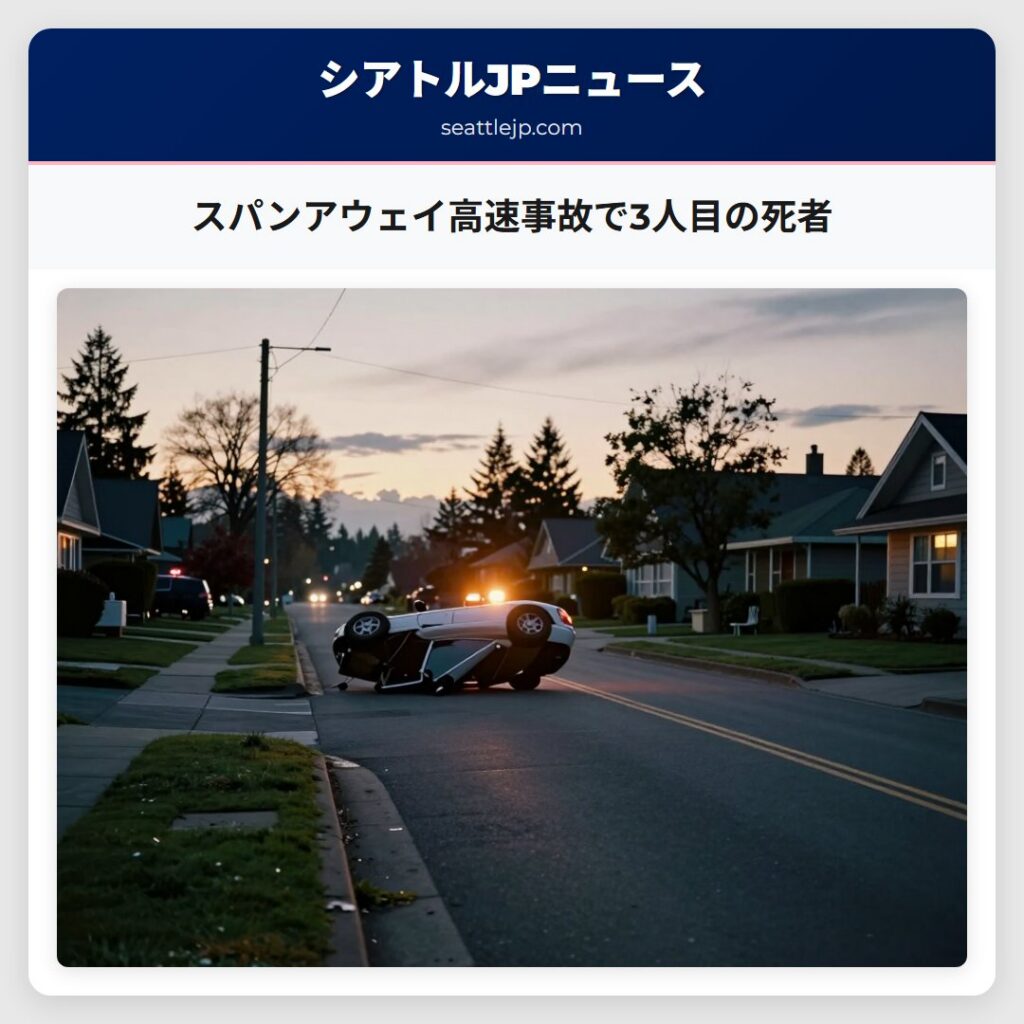 スパンアウェイ高速事故で3人目の死者