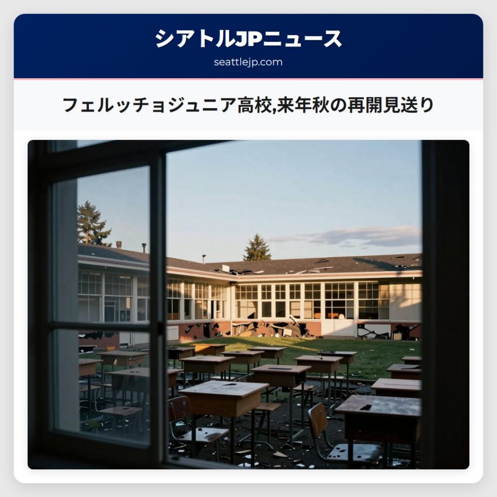フェルッチョジュニア高校,来年秋の再開見送り