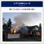 南シアトルガレージ火災住宅へ拡大