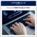 フィッシング詐欺が1日14回AIで巧妙に