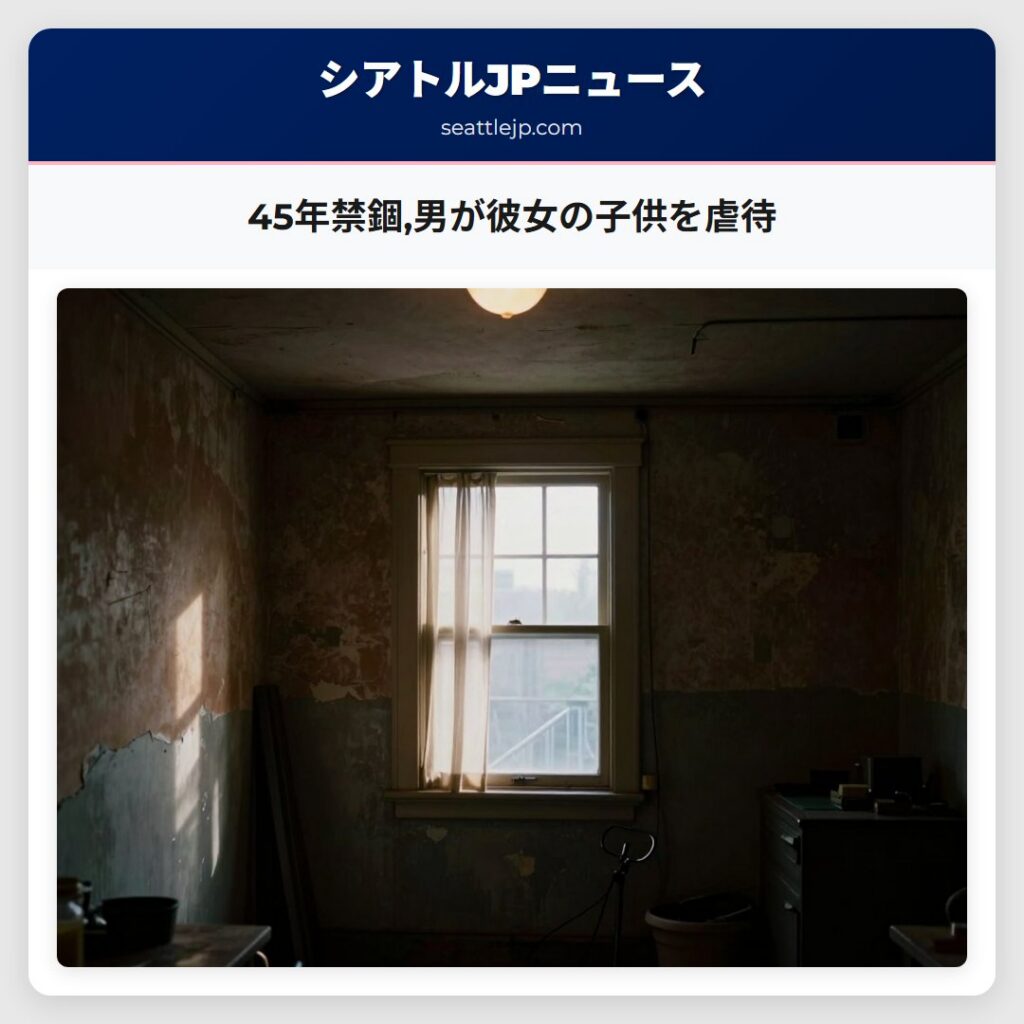 45年禁錮男が彼女の子供を虐待