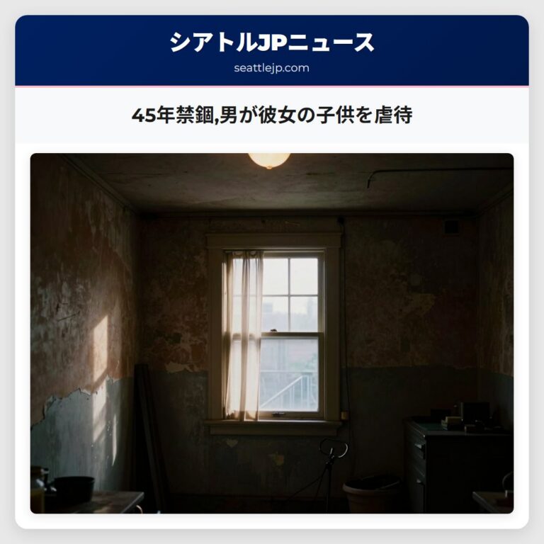 45年禁錮男が彼女の子供を虐待