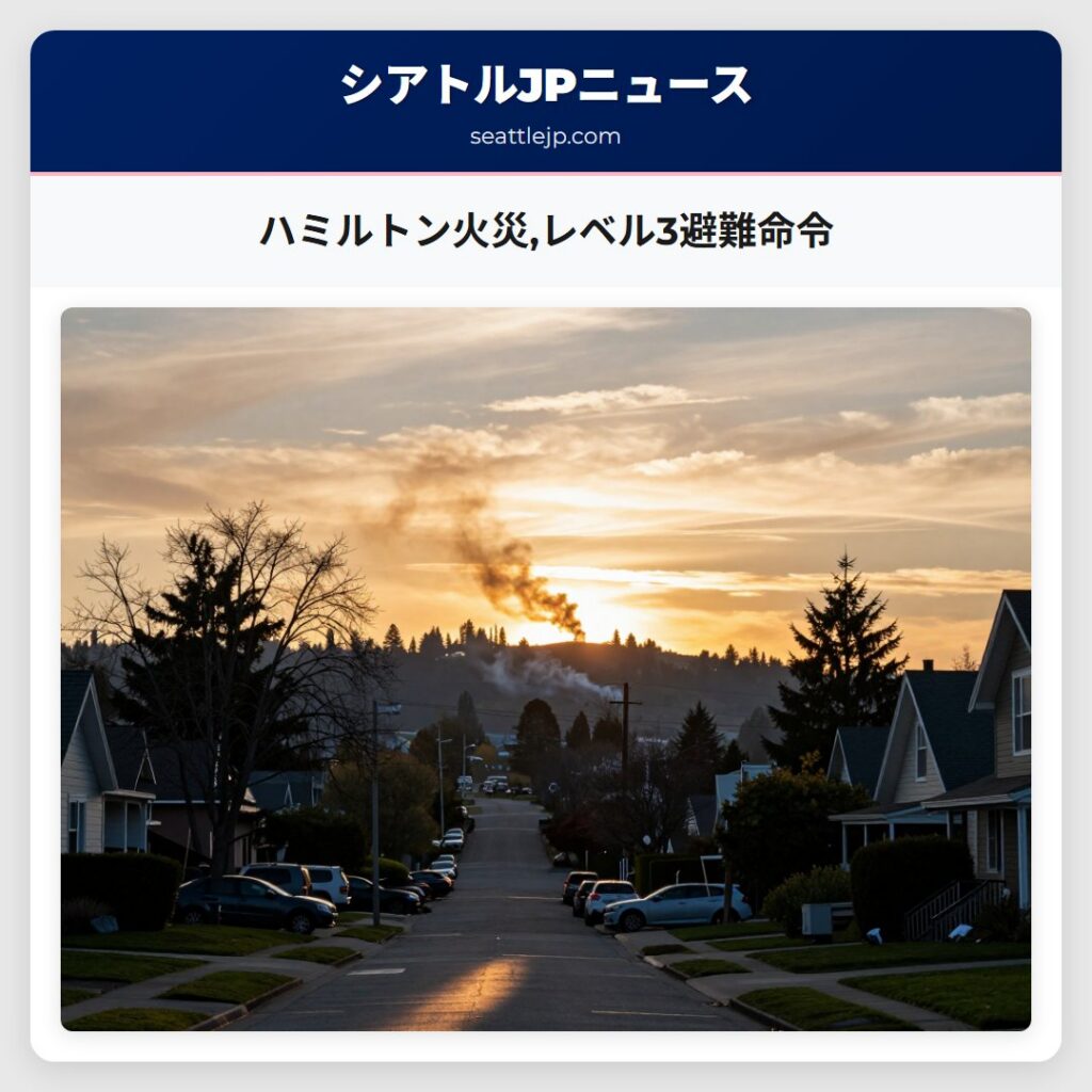 ハミルトン火災,レベル3避難命令