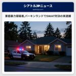 家庭暴力容疑者パーキンランドでSWAT対決の末逮捕