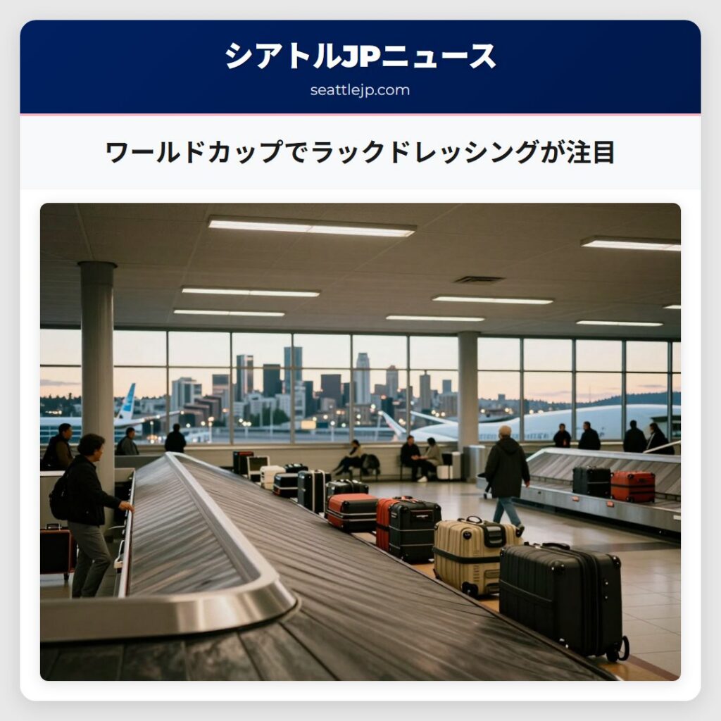 ワールドカップでラックドレッシングが注目