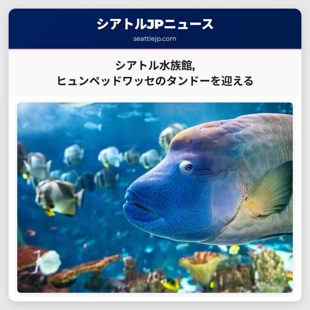 シアトル水族館,ヒュンペッドワッセのタンドーを迎える