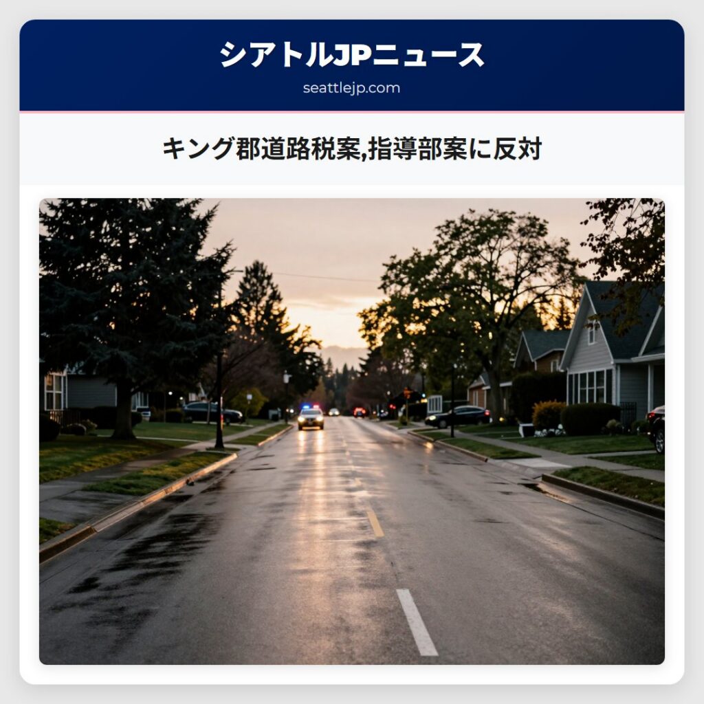 キング郡道路税案,指導部案に反対