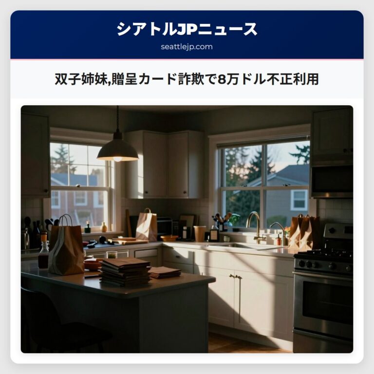 双子姉妹贈呈カード詐欺で8万ドル不正利用