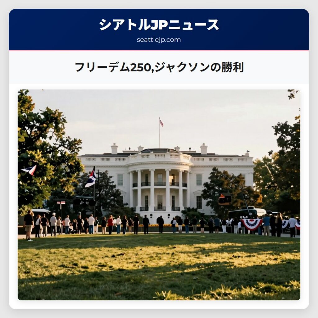 フリーデム250,ジャクソンの勝利