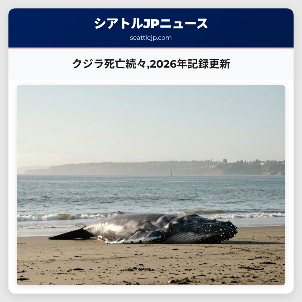 クジラ死亡続々,2026年記録更新
