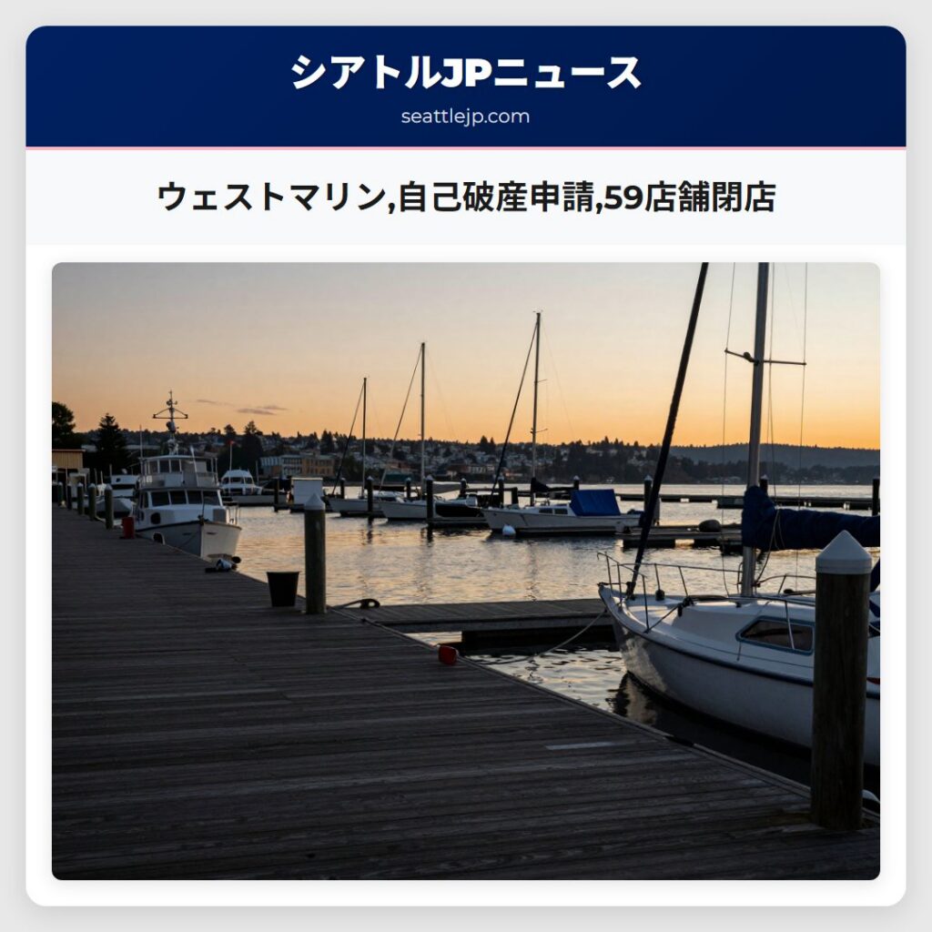 ウェストマリン,自己破産申請,59店舗閉店