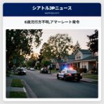 6歳児行方不明アマーレート発令