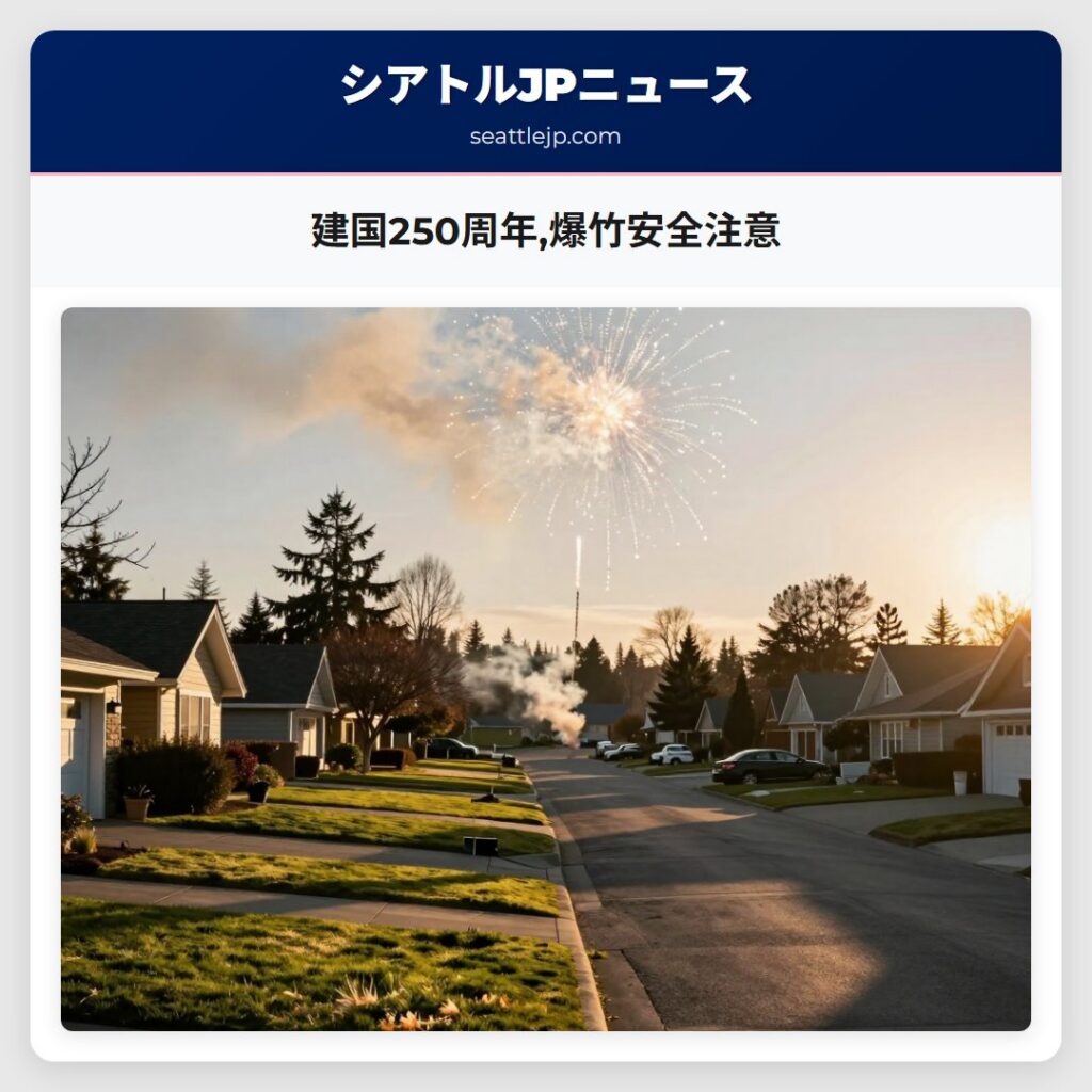 建国250周年,爆竹安全注意