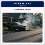SUV衝突事故2人負傷