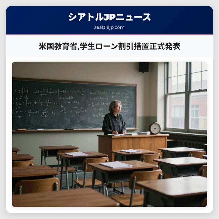 米国教育省学生ローン割引措置正式発表