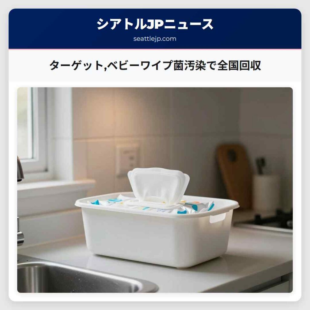 ターゲット,ベビーワイプ菌汚染で全国回収