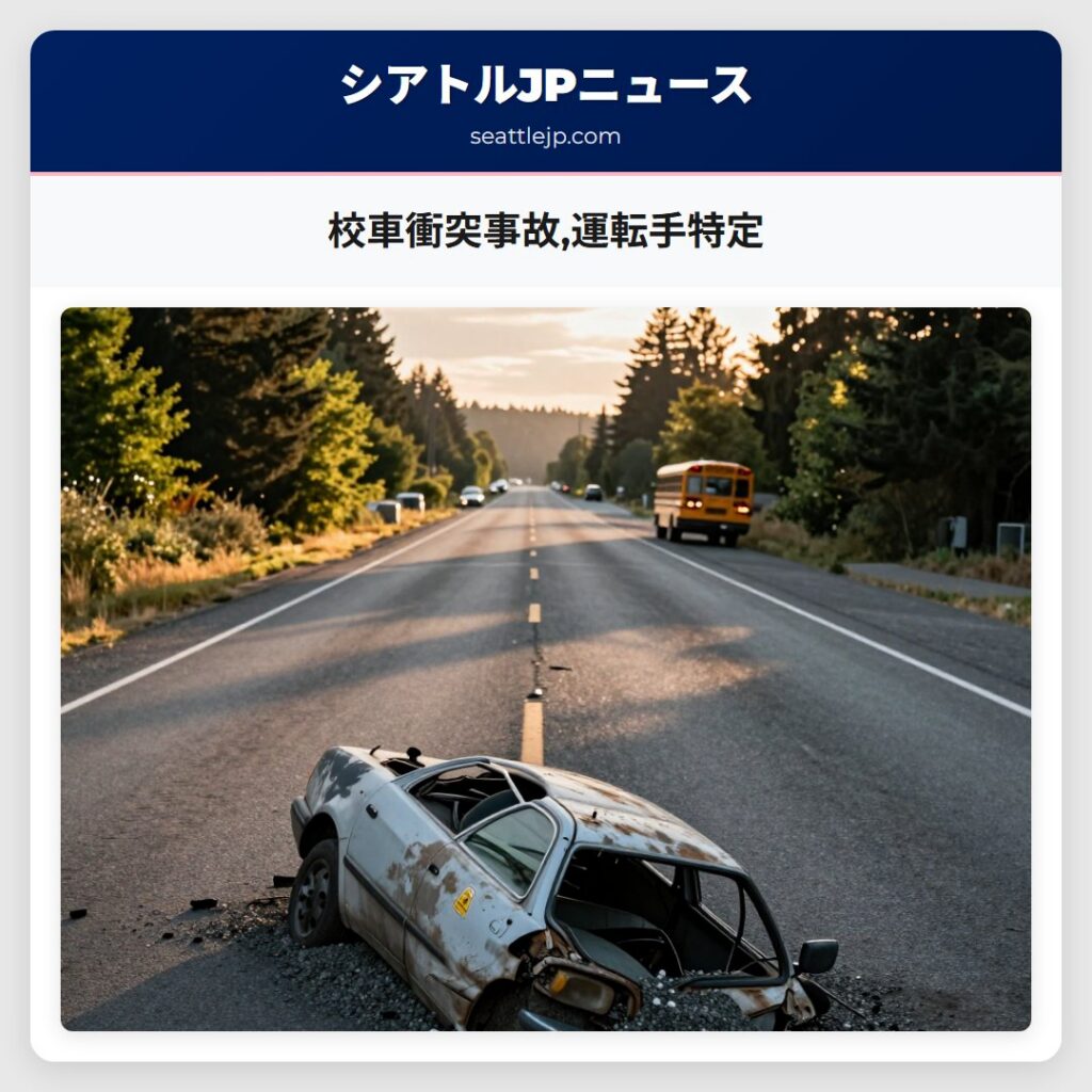校車衝突事故,運転手特定