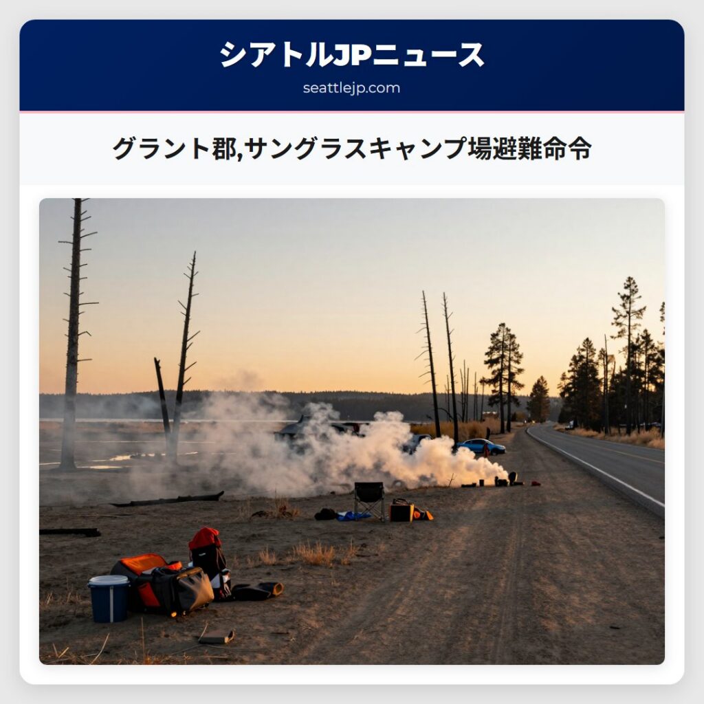 グラント郡,サングラスキャンプ場避難命令