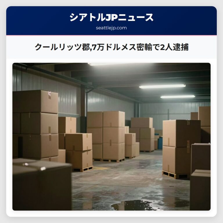 クールリッツ郡7万ドルメス密輸で2人逮捕