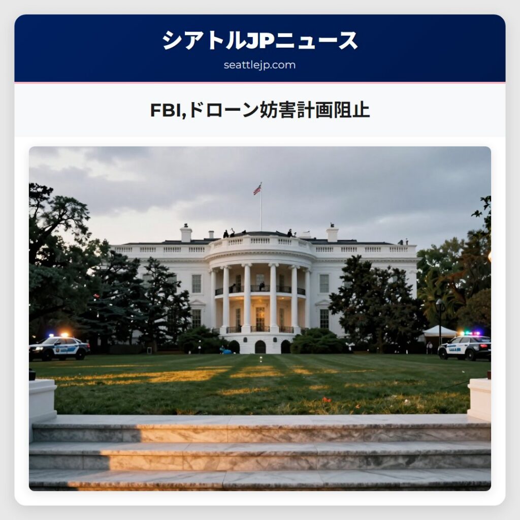 FBI,ドローン妨害計画阻止