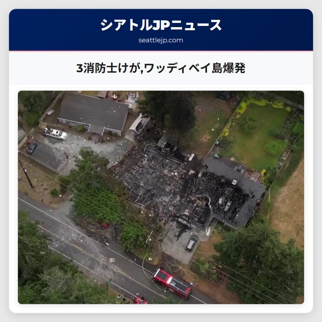 3消防士けが,ワッディベイ島爆発