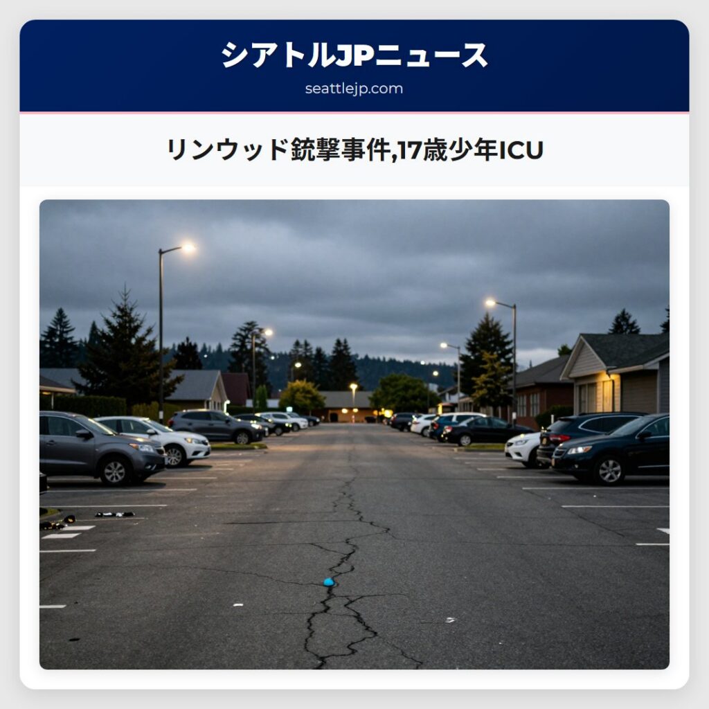 リンウッド銃撃事件,17歳少年ICU