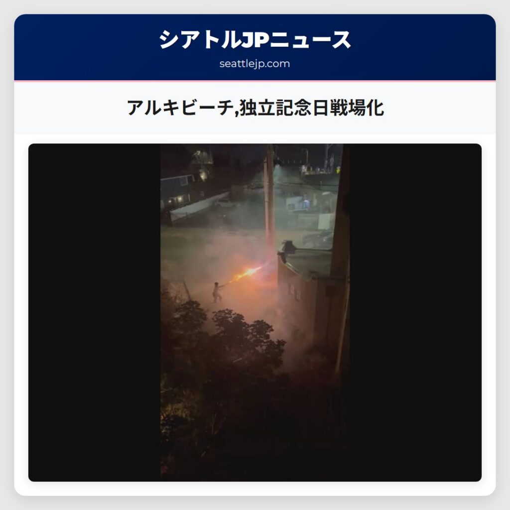 アルキビーチ,独立記念日戦場化