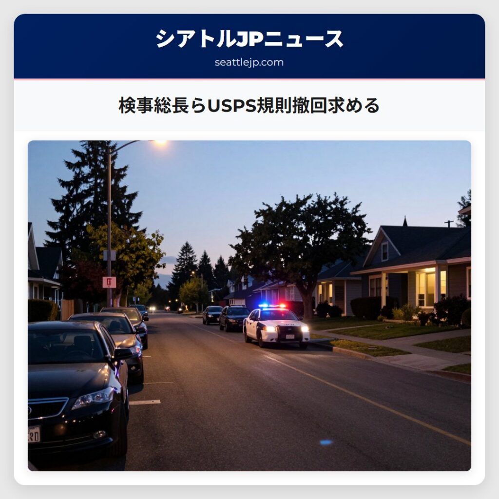 検事総長らUSPS規則撤回求める