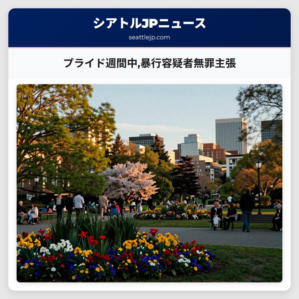 プライド週間中,暴行容疑者無罪主張