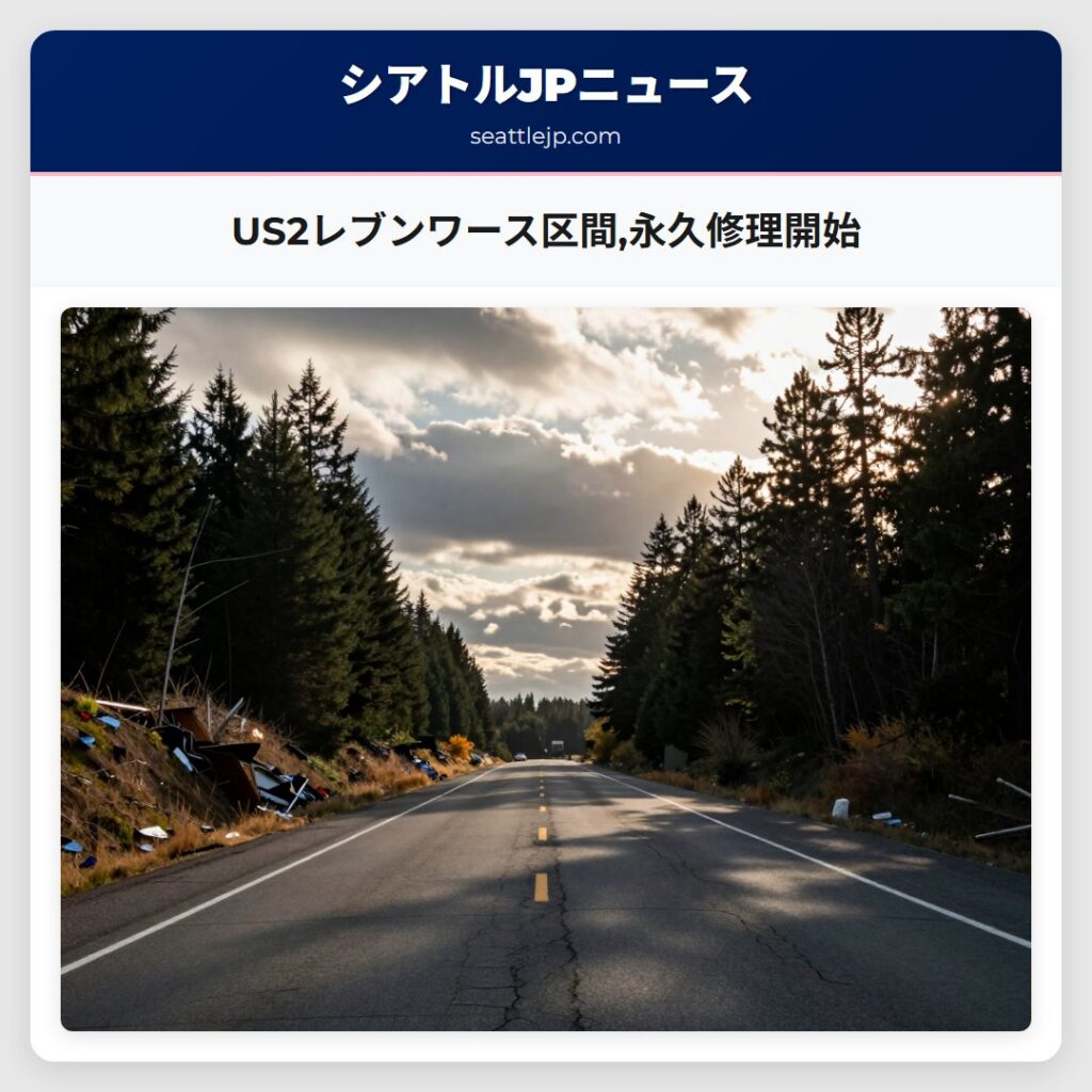 US2レブンワース区間,永久修理開始