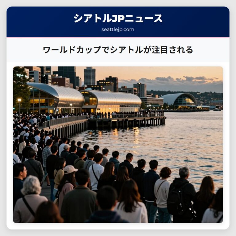 ワールドカップでシアトルが注目される