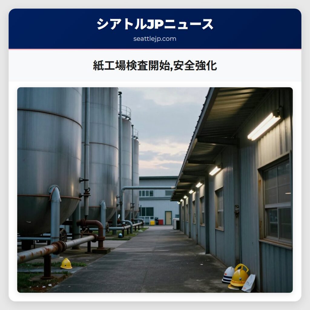 紙工場検査開始,安全強化