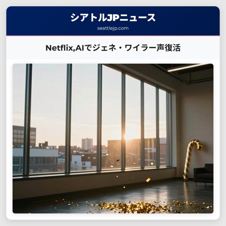 NetflixAIでジェネ・ワイラー声復活
