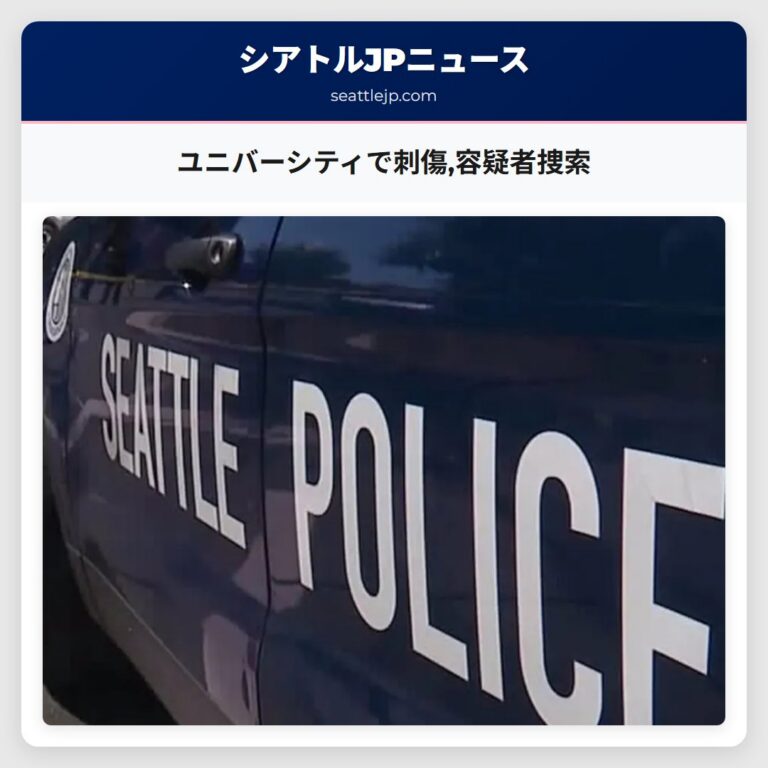 ユニバーシティで刺傷容疑者捜索